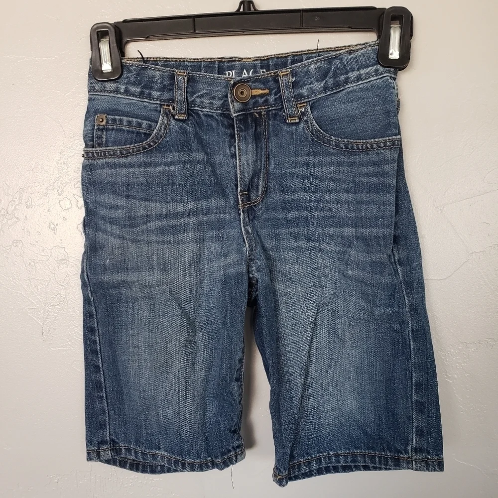 The Children's Place Little Boy 6 Denim Jean Shorts Adjustable Waist